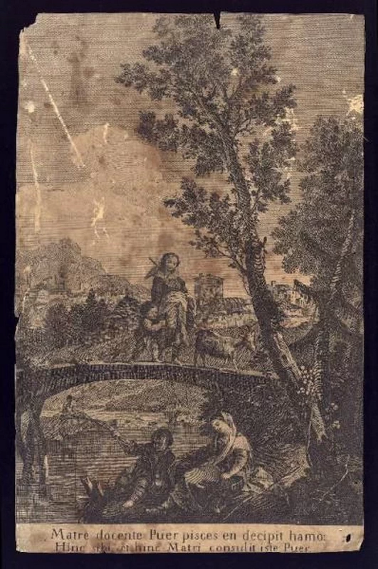 Paesaggi in verticale su disegno di Zuccarelli - Accademia Carrara, Bergamo 3